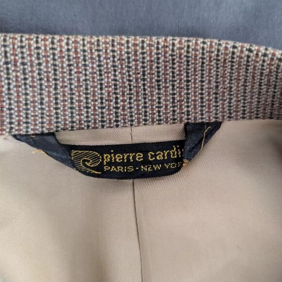 Jordan Marsh brown suit Jacket sz 48 (check last photo) - Picture 4 of 15